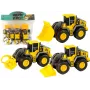 LEAN TOYS Set of Construction Vehicles 3 Yellow Models