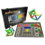LEAN TOYS Magnastix magnētisko bloku komplekts 560 + dēlis