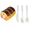 LEAN TOYS Set of Sweets Cake Cookies Velcro Decorations DIY