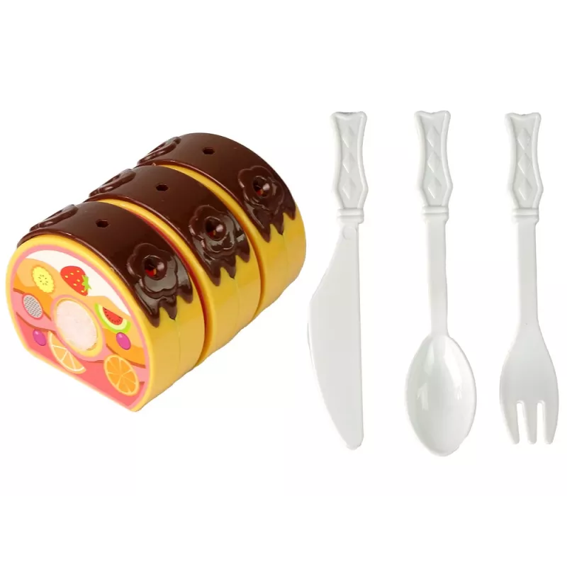 LEAN TOYS Set of Sweets Cake Cookies Velcro Decorations DIY