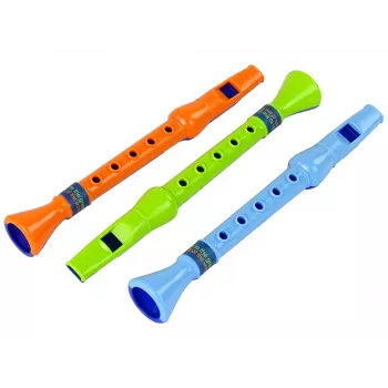LEAN TOYS Trīs bērnu flautu komplekts Dzīvnieki