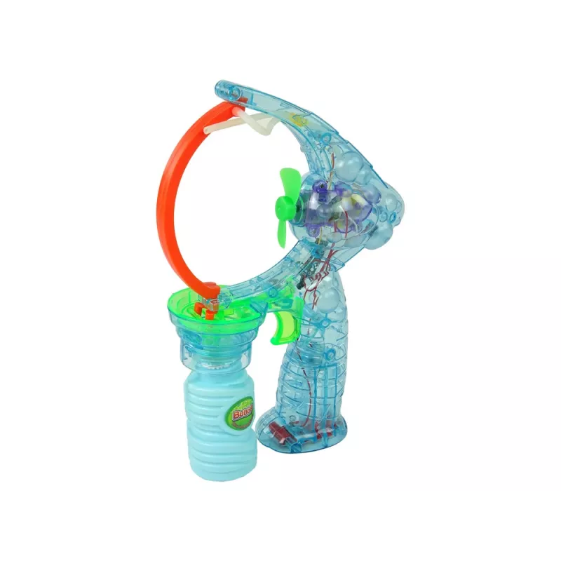 LEAN TOYS Soap Bubbles Gun 24cm Lights Sounds