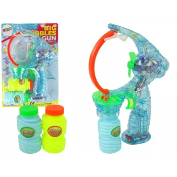 LEAN TOYS Soap Bubbles Gun 24cm Lights Sounds