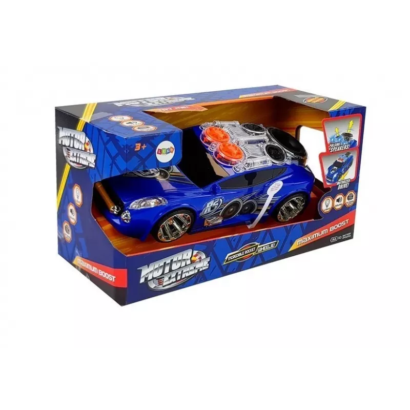 LEAN TOYS Sports Auto DJ with Roof Speakers, Music, Lights