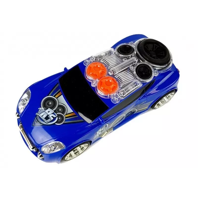 LEAN TOYS Sports Auto DJ with Roof Speakers, Music, Lights