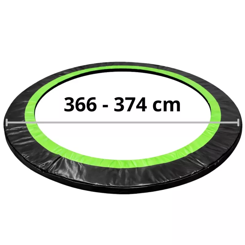 LEAN TOYS atsperu pārvalks 12 pēdu (366 cm) batutam LEAN SPORT PRO – UV izturīgs PVC, zils