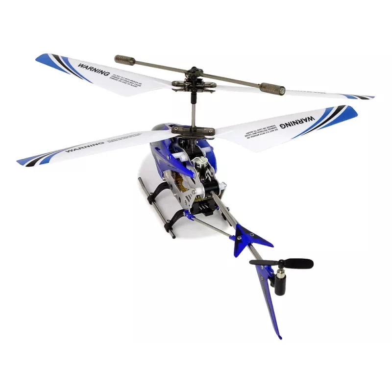 LEAN TOYS SYMA S107G RC helikopters ar tālvadības pulti un uzlādējamu bateriju - zils