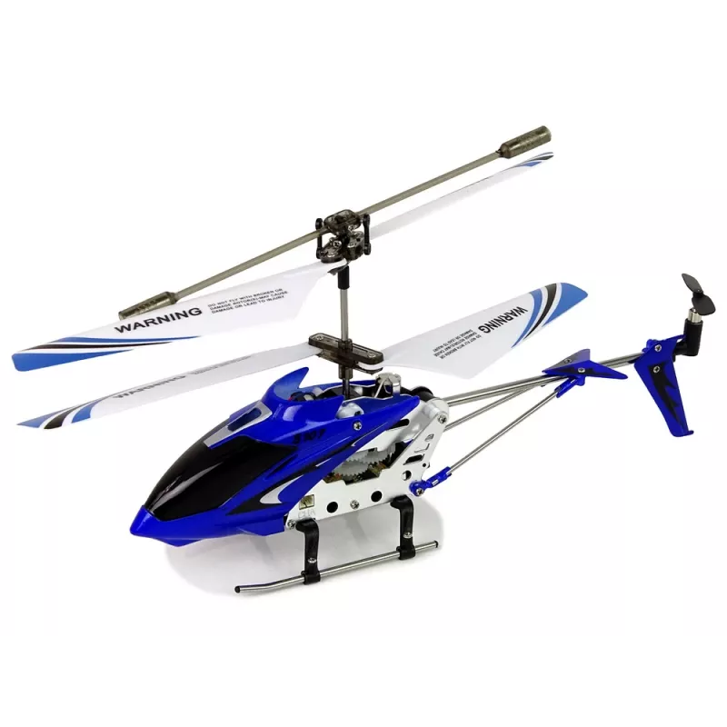 LEAN TOYS SYMA S107G RC helikopters ar tālvadības pulti un uzlādējamu bateriju - zils