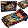 LEAN TOYS Tabletop Pinball Machine – elektroniska galda pinbola spēle ar LED punktu skaitītāju, skaņām un mirgojošām gaismām