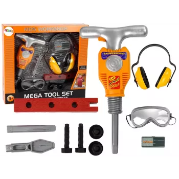 LEAN TOYS Instrumentu komplekts mazajam celtniekam — āmurs