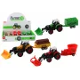 LEAN TOYS Traktors ar Piekabi Ekskavators Buldozers Lauksaimniecības Mašīna 3 Krāsas