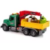 LEAN TOYS Truck Auto Crane Transport Rubbish Bin Sound