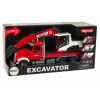LEAN TOYS Truck With Excavator Tractor Excavator Sound Lights