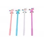 LEAN TOYS Unicorn Ballpoint Pen Black Cap Refill Mix White Pink 0.5mm