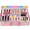 LEAN TOYS Unicorn Pink riteņu koferīša skaistumkopšanas komplekts