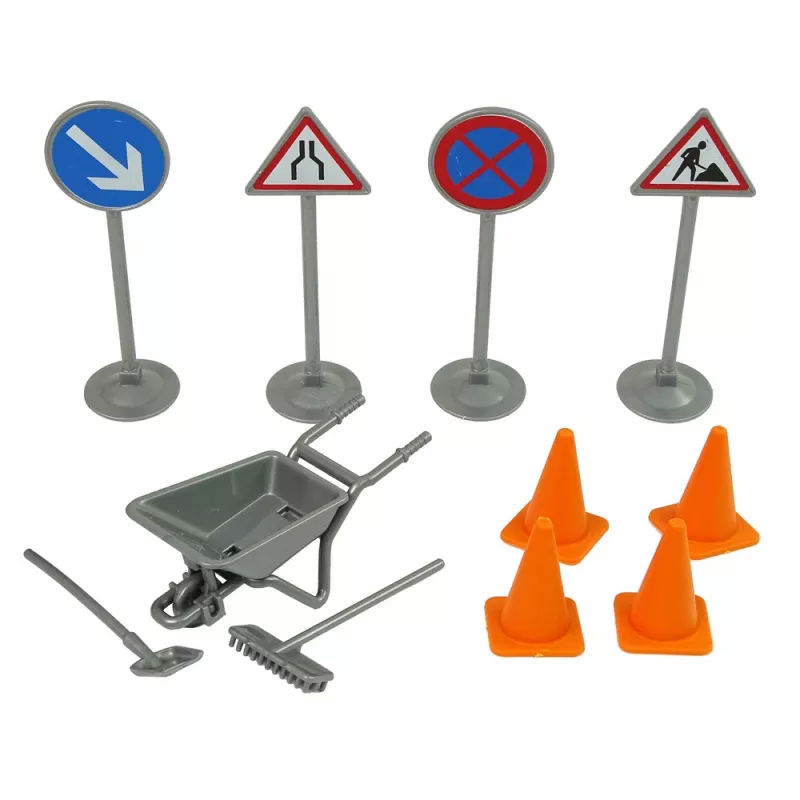 LEAN TOYS Vehicle Road Car Tipper Drive Friction Drive Road Accessory Sound