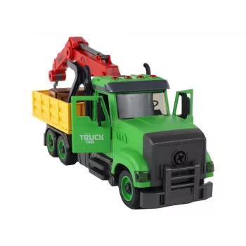 LEAN TOYS Vehicle Tipper Crane for Screwing Unscrewing DIY
