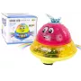 LEAN TOYS Water Ball UFO Diodes Happy Music Pink