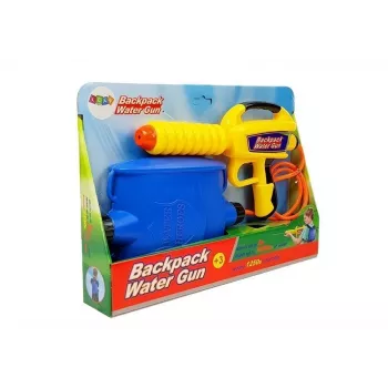 LEAN TOYS Ūdens pistole ar 1080 ml rezervuāru Dzelteni-Zila