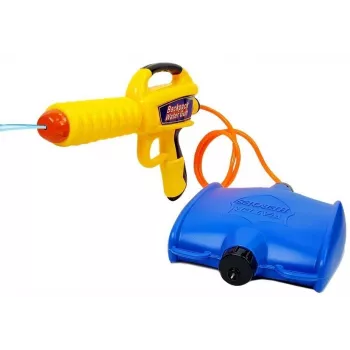 LEAN TOYS Ūdens pistole ar 1080 ml rezervuāru Dzelteni-Zila