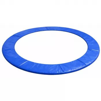 Lean Trampolīna atsperu aizsargpaliktnis - Zils - Piemērots 480-487 cm (16 ft) apaļajiem batutiem - 28 cm plats, 20 mm biezs, UV izturīgs PVC