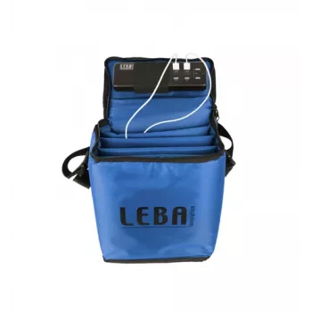 LEBA NoteBag 5 planšetdatoru uzlādes un glabāšanas soma USB-C 90W PD 3.0 11 collu planšetdatoriem, zila, bez iepakojuma NB2-5T-BLU-UC-SC