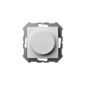 LED dimmera slēdzis ISR-005-01_E/B, 100W, balts, rotējošs, aizmugures fāzes