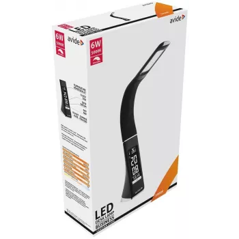 Avide LED Desk Lamp Business Calendar Black 6W