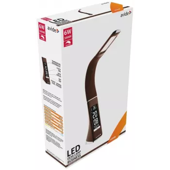 Avide LED Desk Lamp Business Calendar Brown 6W