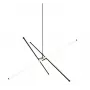Tanger Pendant LED Light, 90 cm, melns