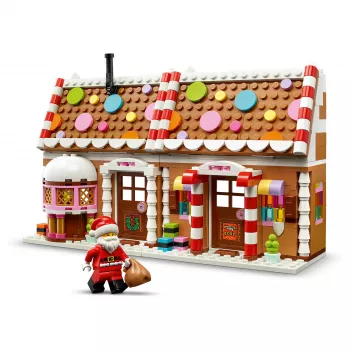 LEGO 40809 Sezonas Ziemassvētku Piparkūku mājiņa būvēšanas komplekts (136 gab., vecumam 7+)