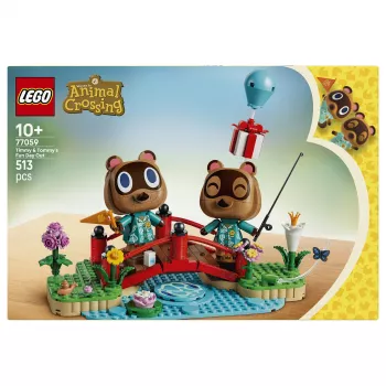 LEGO Animal Crossing Timijs un Tomijs izklaidējas 77059 būvēšanas komplekts