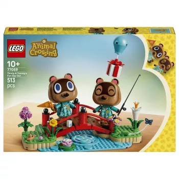 LEGO Animal Crossing Timijs un Tomijs izklaidējas 77059 būvēšanas komplekts