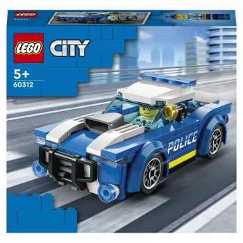 LEGO City Policijas auto 60312 Būvkomplekts ar minifigūru un ceļa konusu (94 daļas, vecumam 5+)