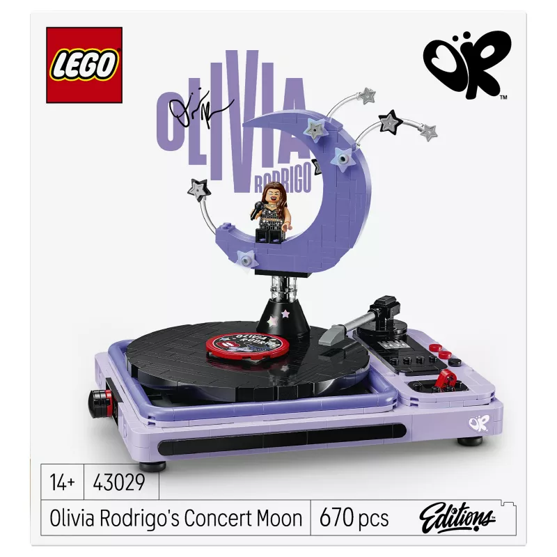 LEGO Editions 43029 Olivia Rodrigo koncerta mēness, būvēšanas komplekts