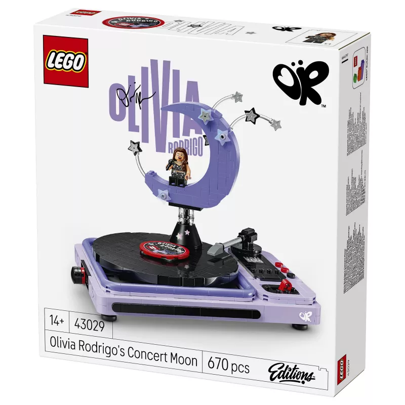 LEGO Editions 43029 Olivia Rodrigo koncerta mēness, būvēšanas komplekts