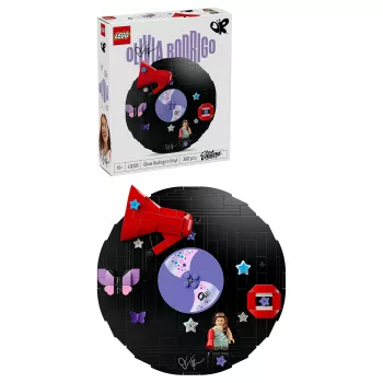 LEGO DOTS 43028 Olivia Rodrigo's Vinyl Record - Radošais komplekts