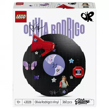 LEGO DOTS 43028 Olivia Rodrigo's Vinyl Record - Radošais komplekts
