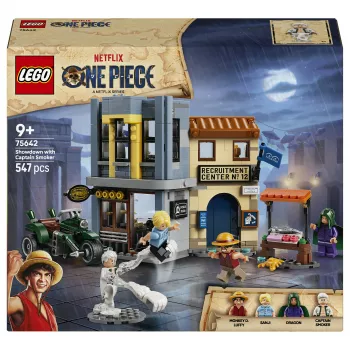 LEGO One Piece 75642 Showdown ar kapteini Smoker būvēšanas komplekts