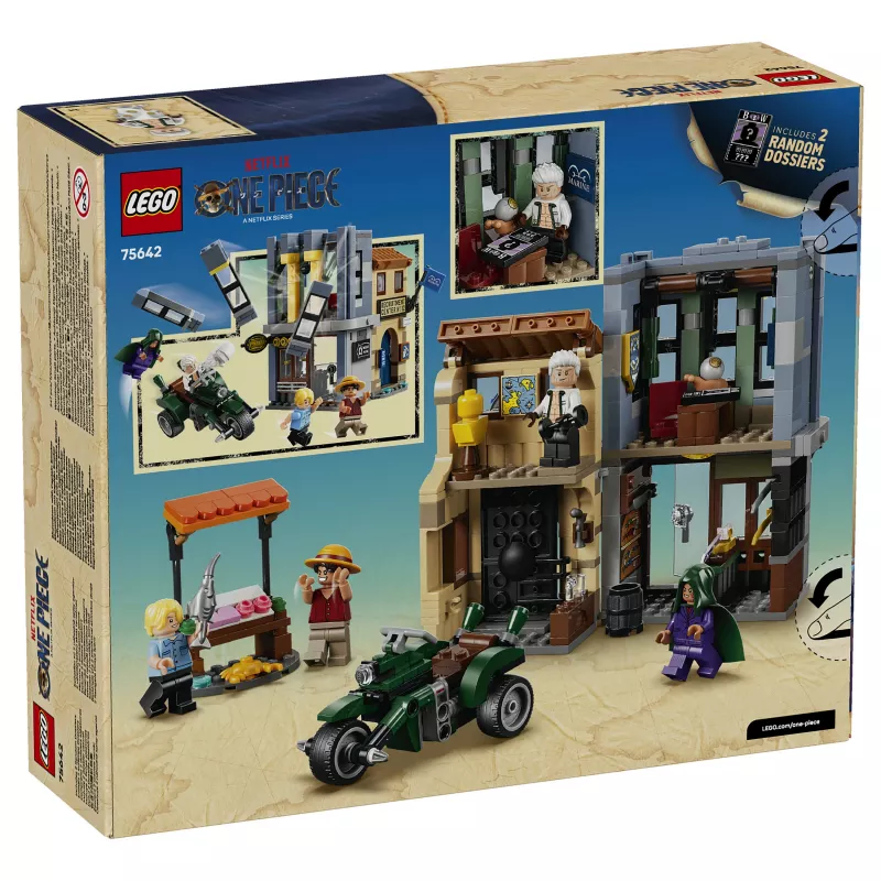LEGO One Piece 75642 Showdown ar kapteini Smoker būvēšanas komplekts