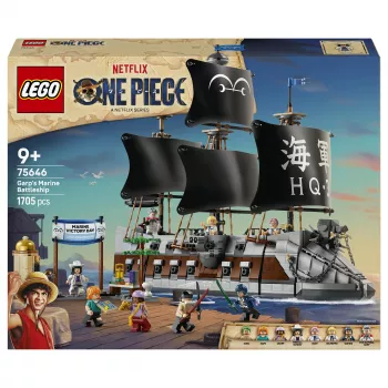 LEGO One Piece 75646 Garp's Marine Battleship konstruktoru komplekts