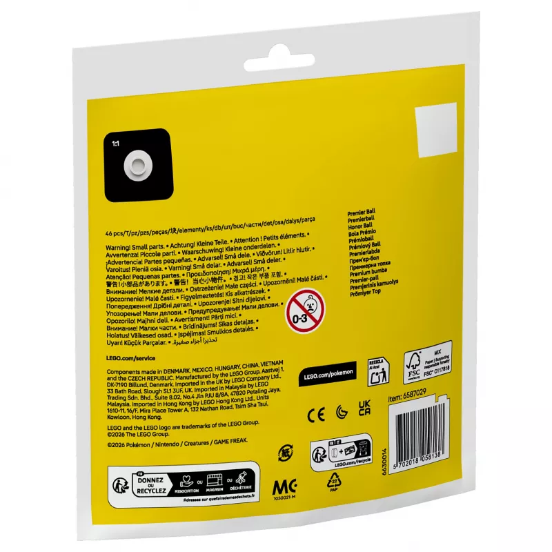 LEGO Pokémon 30729 Premier Ball Polybag Būvēšanas komplekts