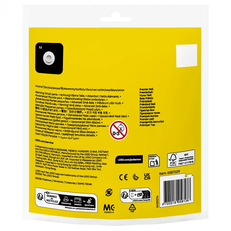 LEGO Pokémon 30729 Premier Ball Polybag Būvēšanas komplekts