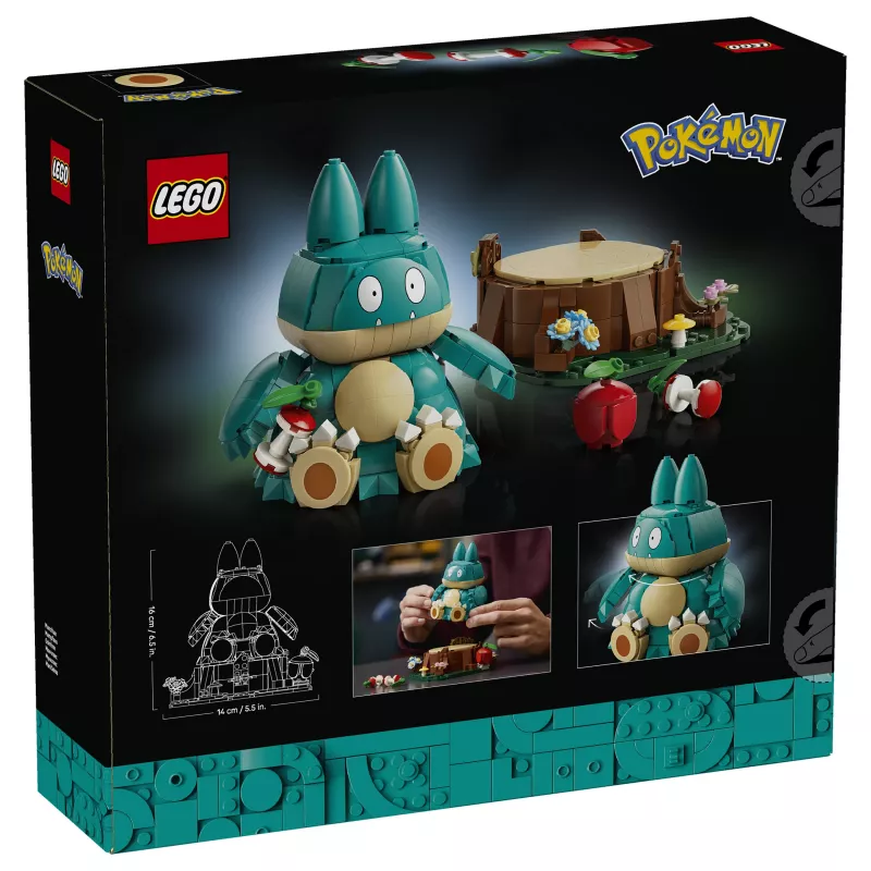 LEGO Pokémon 72150 Munchlax saliekama eksponējamā figūra pieaugušajiem (757 elementi)