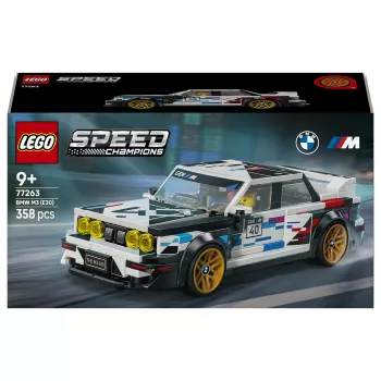 LEGO Speed Champions 77263 BMW M3 (E30) sacīkšu auto būvēšanas komplekts