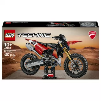 LEGO Technic 42238 Ducati Desmo450 MX Factory motocikls
