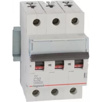 Legrand TX3 automātiskais slēdzis MCB C 32A 3-poliem 10kA 400V AC 3 moduļi 404225