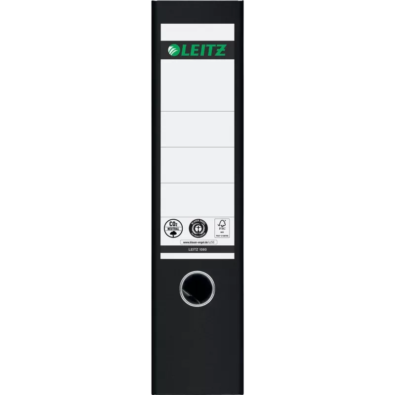 Leitz 1080-50-95 A4 sviras arhivēšanas mape 80 mm melna