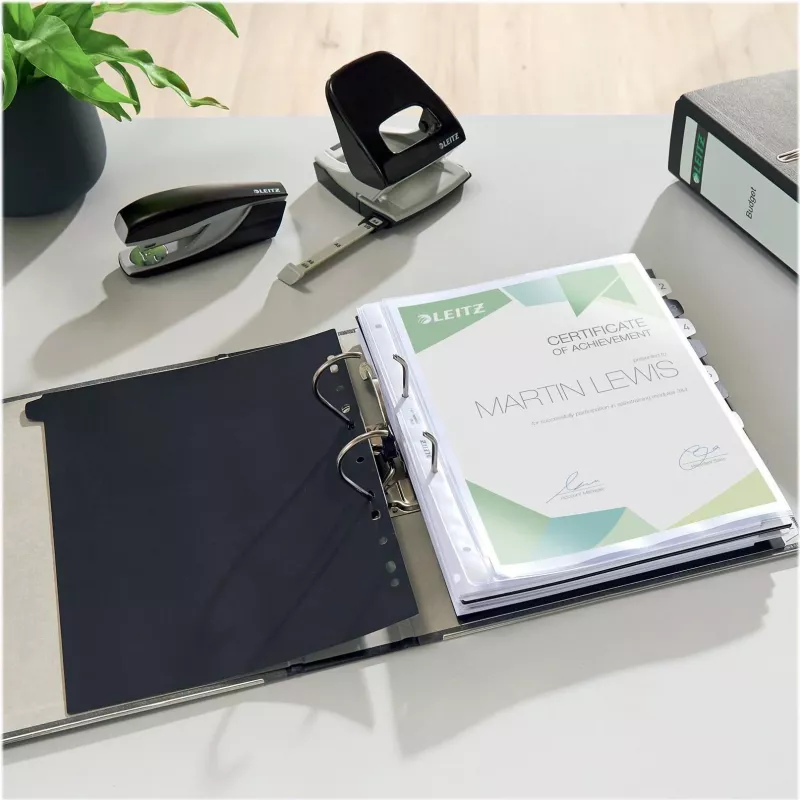 Leitz 1080-50-95 A4 sviras arhivēšanas mape 80 mm melna