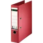 LEITZ 180° sviras arhivēšanas mape A4 80 mm sarkans kartons ar papīra pārklājumu 1007-00-25
